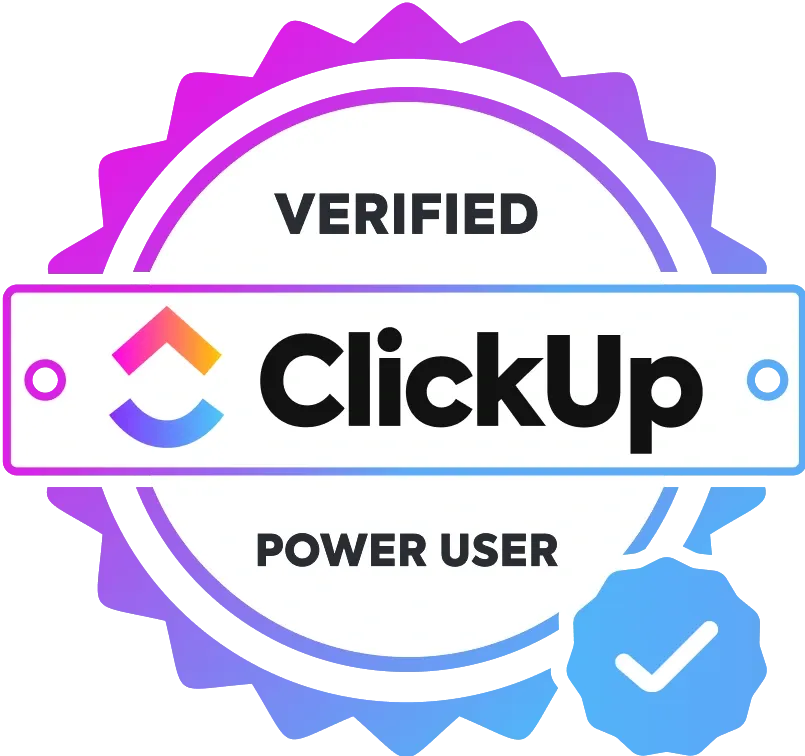 ClickUp Verified Power User